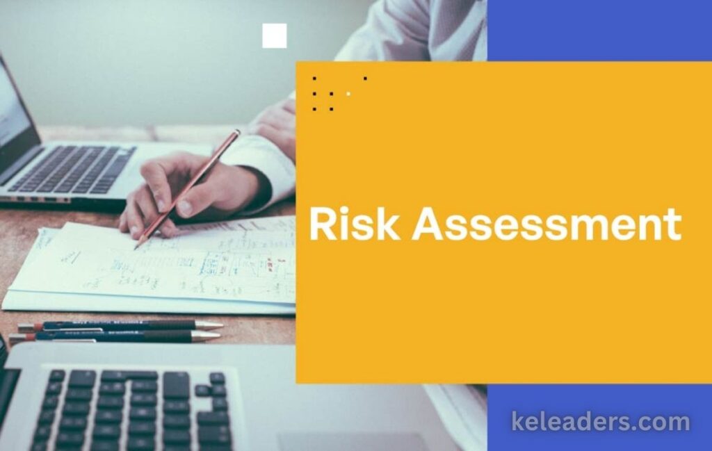 Construction workers conducting composite risk assessment on site
