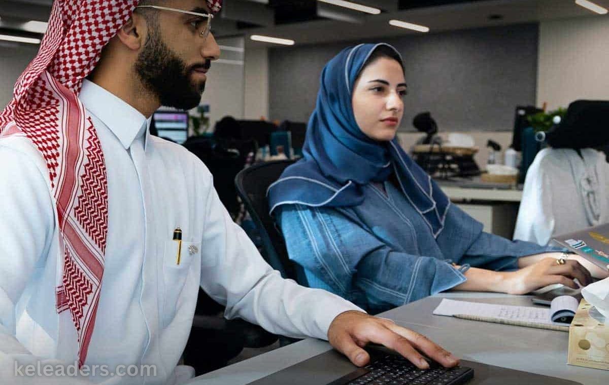Professional reviewing contract terms in an office setting.